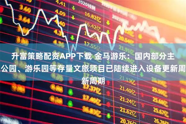 升富策略配资APP下载 金马游乐：国内部分主题公园、游乐园等存量文旅项目已陆续进入设备更新周期