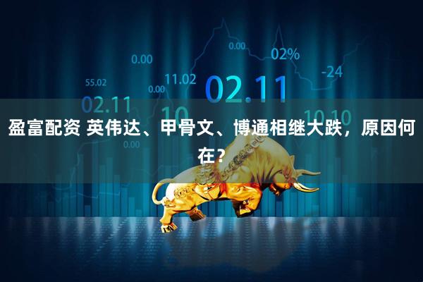 盈富配资 英伟达、甲骨文、博通相继大跌，原因何在？