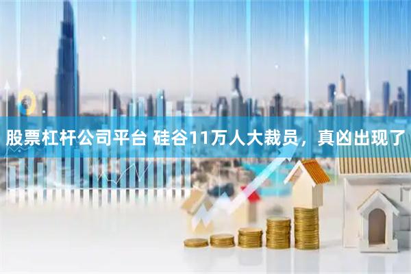 股票杠杆公司平台 硅谷11万人大裁员，真凶出现了